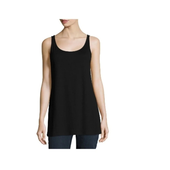 Eileen Fisher Plus System Scoop Neck Tank Blue  Size 3X - Picture 2 of 10